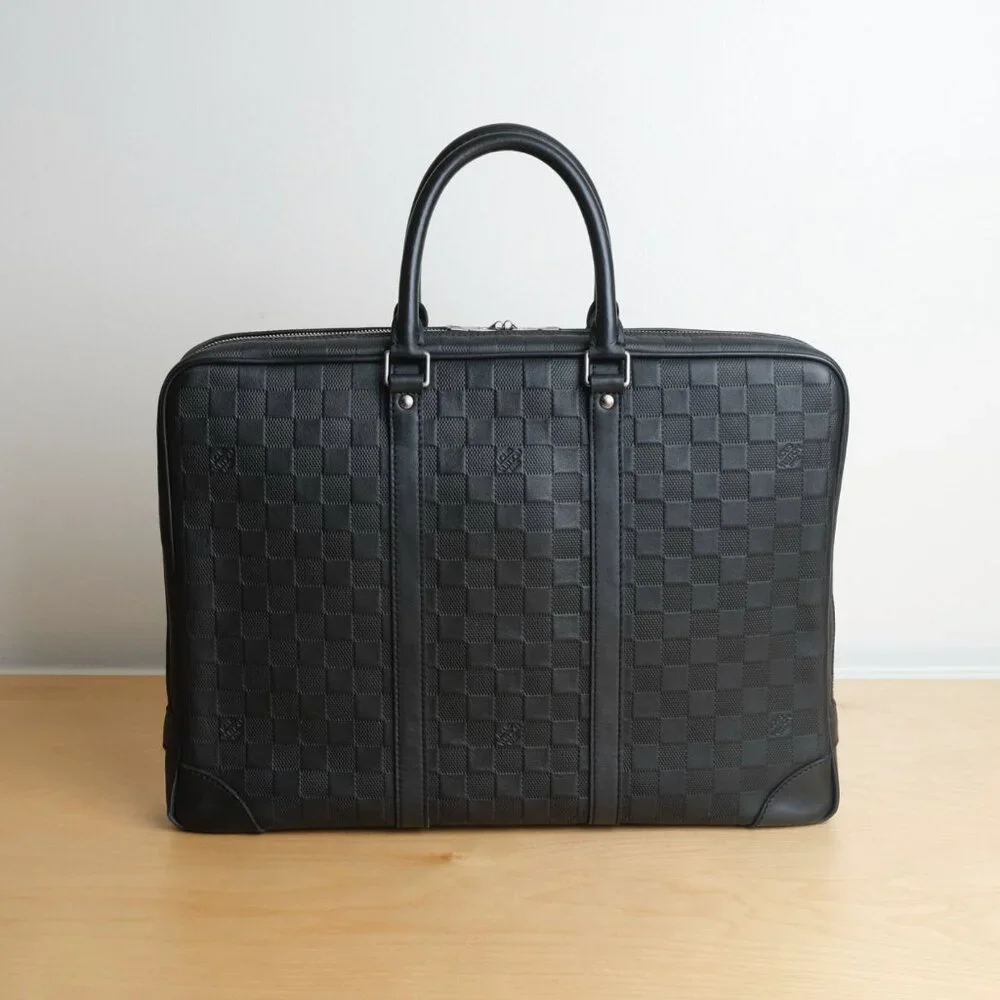 Louis Vuitton Damier Infini Porte-Documents Voyage Briefcase Black